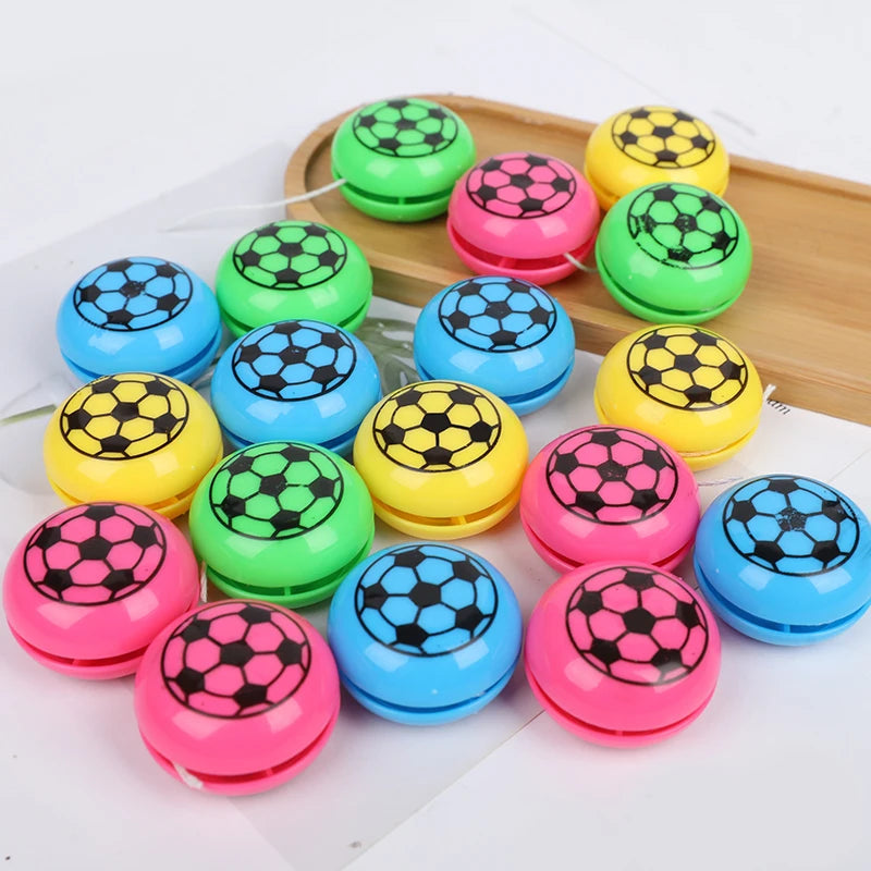 Mini Football Yoyo Balls Kids Party Favors – 12 or 20 Pack Kids Party Favor Toys Babs Mix 20Pcs