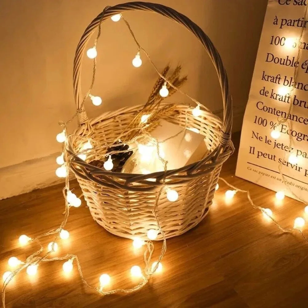 10M LED Ball Fairy String Lights – USB/Battery Garden & Wedding LED String Lights Babs