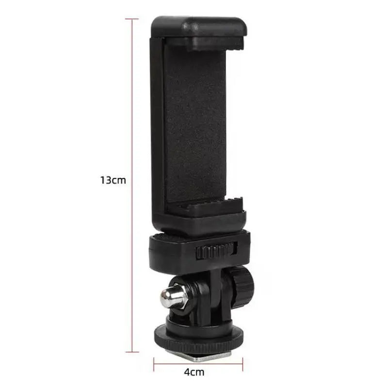 Universal Hot Shoe Phone Holder Bracket – 1/4" Tripod Mount Camera Phone Mount Babs