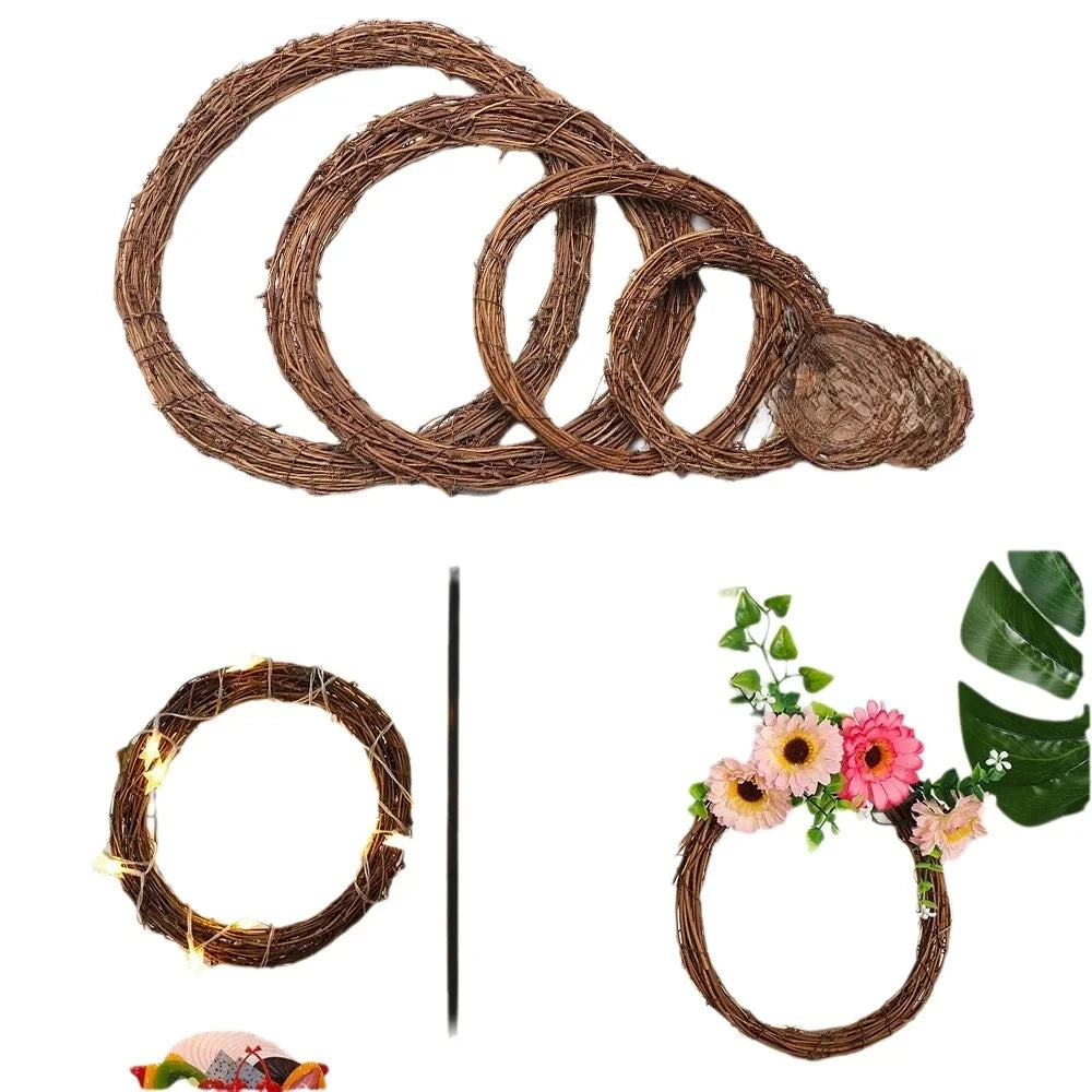 Rattan Wreath Frame 10/15/20cm – DIY Wedding & Home Decor DIY Wreath Frame Babs
