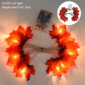 3M 20 LED Maple Leaf Fairy String Lights | Holiday Garland Decor LED Fairy String Lights Babs 4
