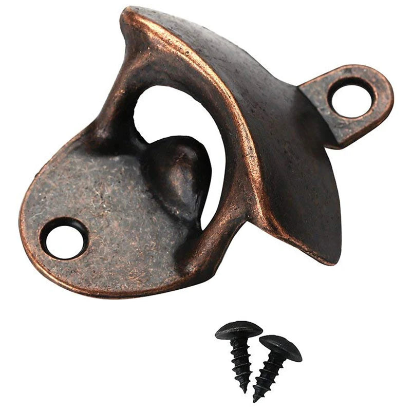 Vintage Wall Mounted Beer Bottle Opener – Zinc Alloy 10 Pack Bottle Opener Babs