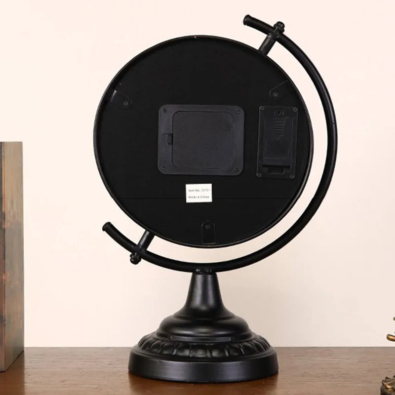 Retro Gear Table Clock – Luxury Antique Metal Desk Clock Decorative Desk Clock Babs