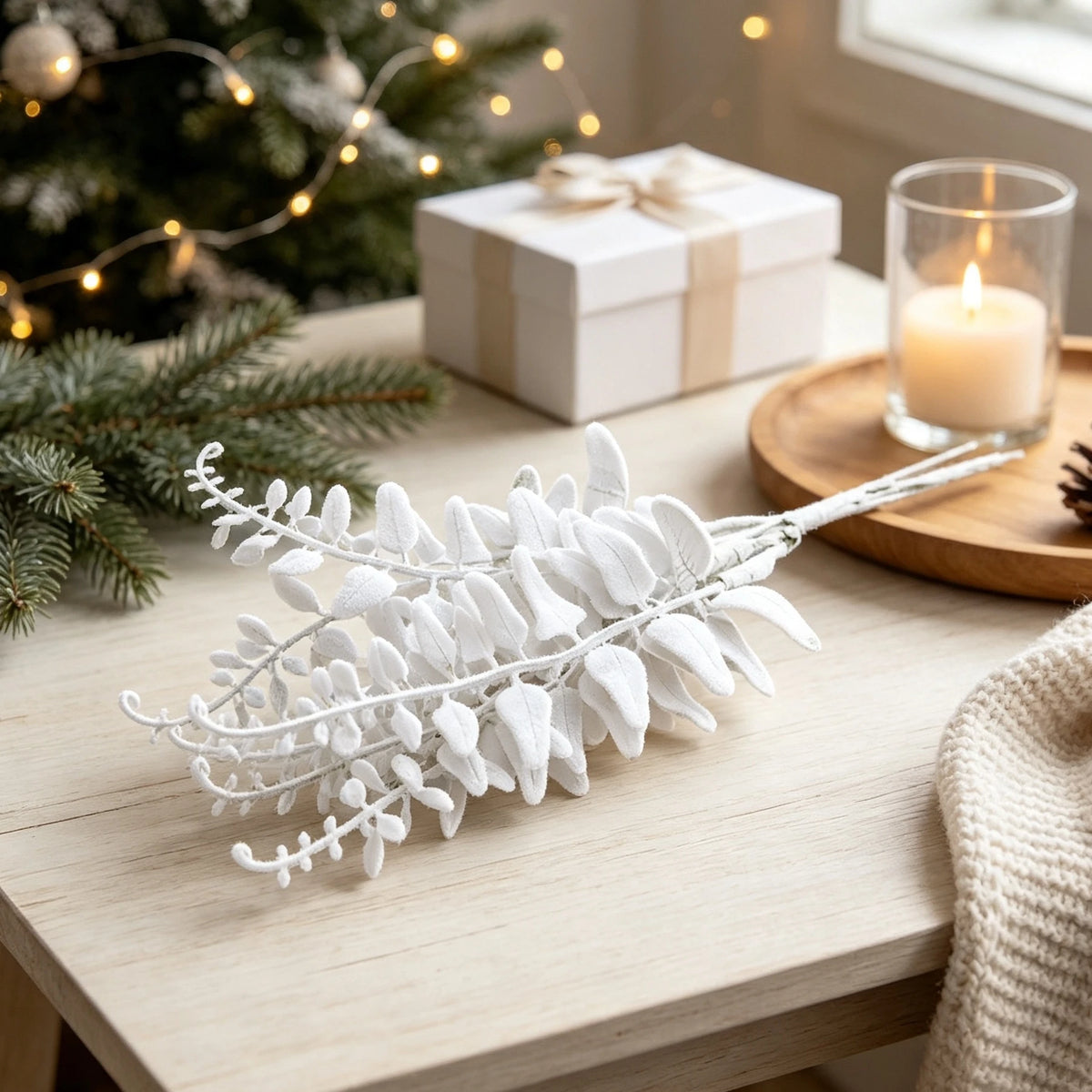 Artificial Mini Christmas Tree Sprigs – DIY Holiday Décor Artificial Holiday Sprigs Babs