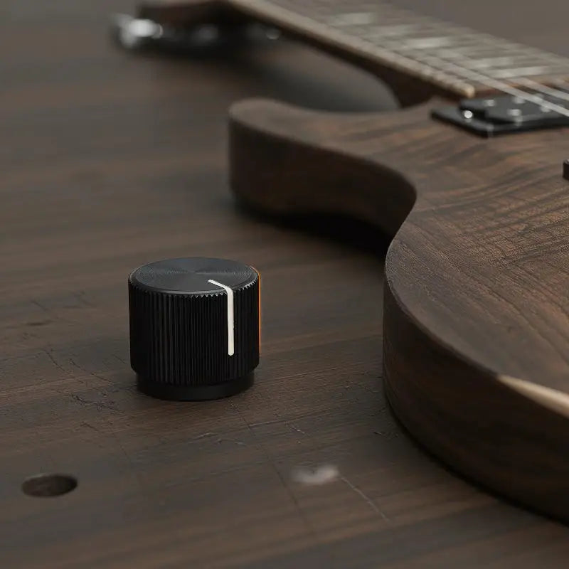 Aluminum Flat Top Half-Shaft Bass Knob | HUXUAN Bass Guitar Knob Babs