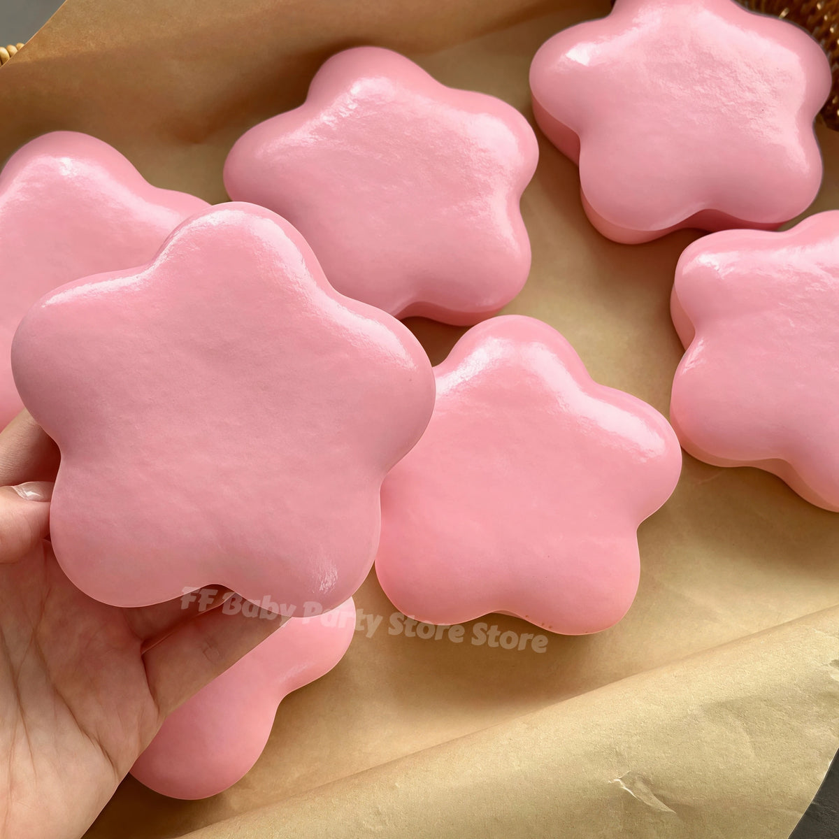 Peach Squishy Toy Slow Rising Crispy Sound Fidget Toy Gift Squishy Fidget Toy Babs 1pcs Bread 4