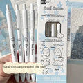 4-Pack Cartoon Retractable Gel Pens – Smooth Student Writing Set Retractable Gel Pens Babs A2