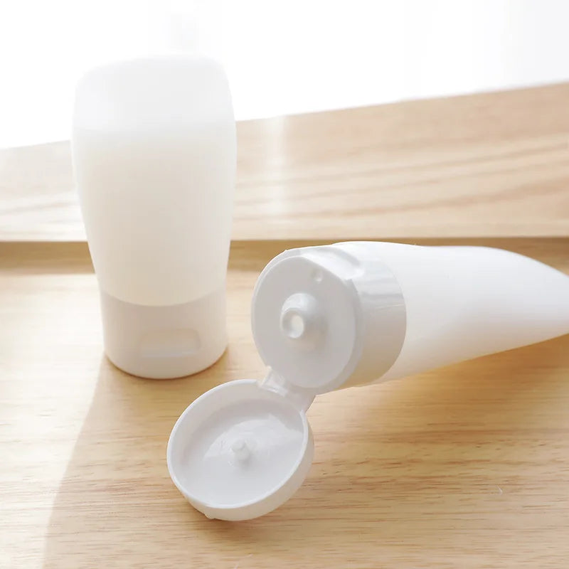 Refillable Travel Bottles 3-Pack – 30/60/100ml Squeeze Tubes Travel Bottle Set Babs