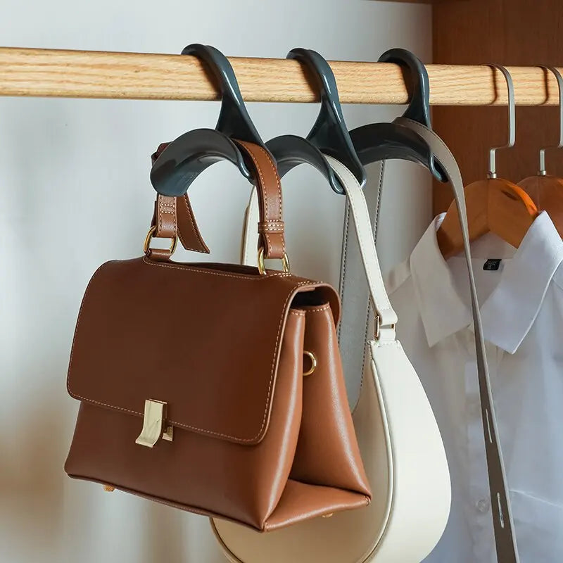 5-Pack Closet Rod Hooks – Handbag, Hat & Scarf Organizer Closet Organizer Hooks Babs