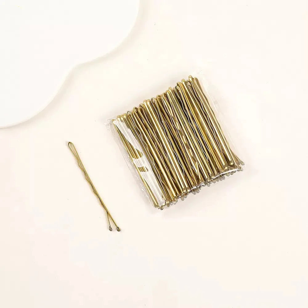 50-Pack U-Shaped Bobby Pins for Women – Black Hair Clips Bobby Pins Babs D50p