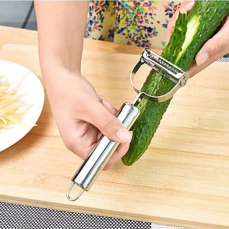 Stainless Steel Vegetable Peeler & Julienne Cutter Tool Vegetable Peeler Babs