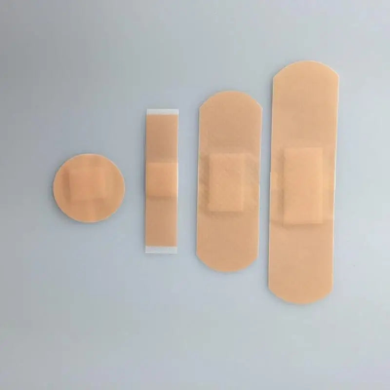 100Pcs Adhesive Bandage Plasters – 4 Sizes First Aid Kit Adhesive Bandage Kit Babs