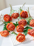 Silk Peony Artificial Flowers for Wedding & Home Décor 5/10 Pcs Artificial Silk Flowers Babs Color 2 5pcs
