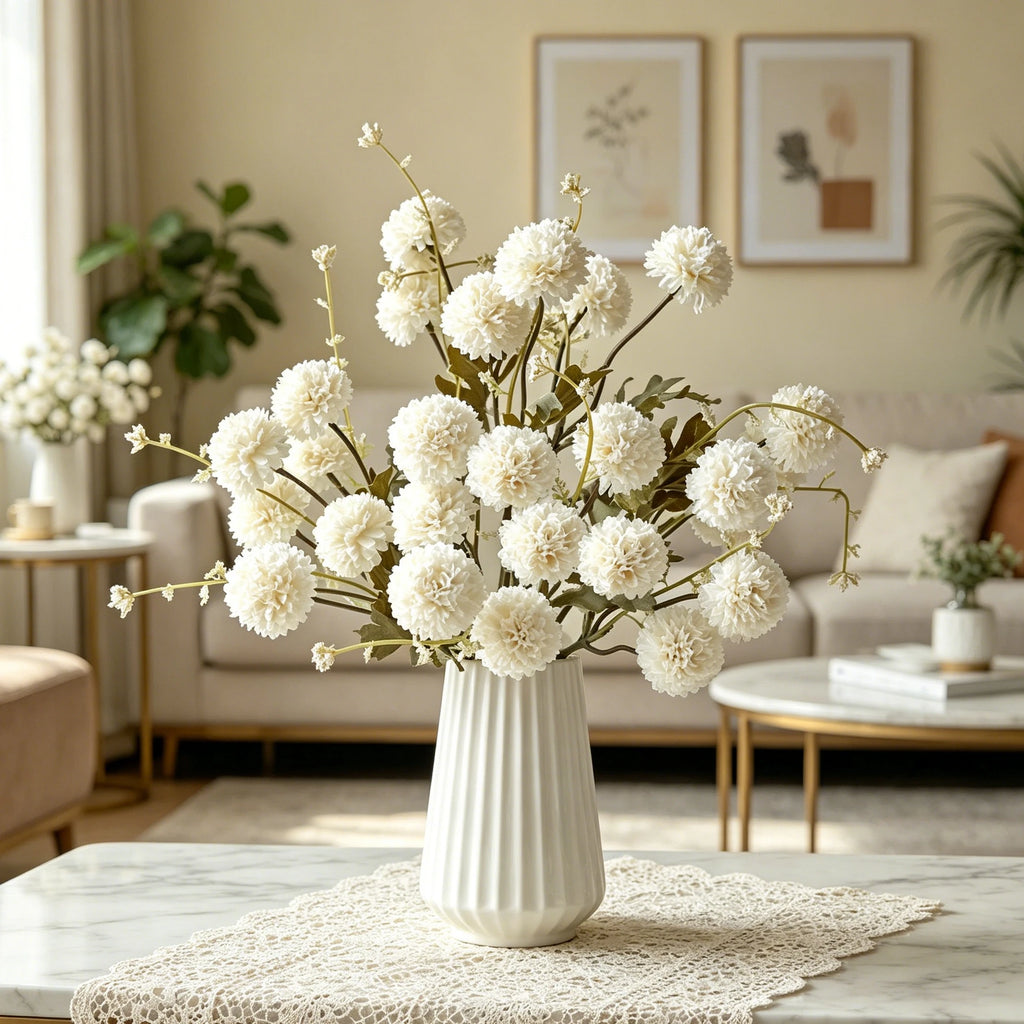 Artificial Silk Chrysanthemum Flowers – Wedding & Home Décor Artificial Silk Flowers Babs