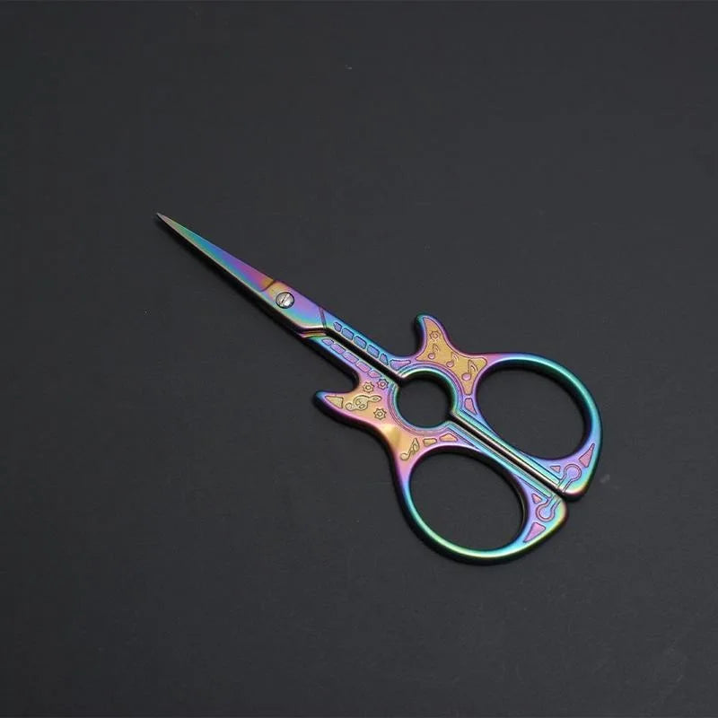 Guitar Pattern Dressmaker Shears – Stainless Steel Sewing Scissors Dressmaker Shears Babs Multicolor