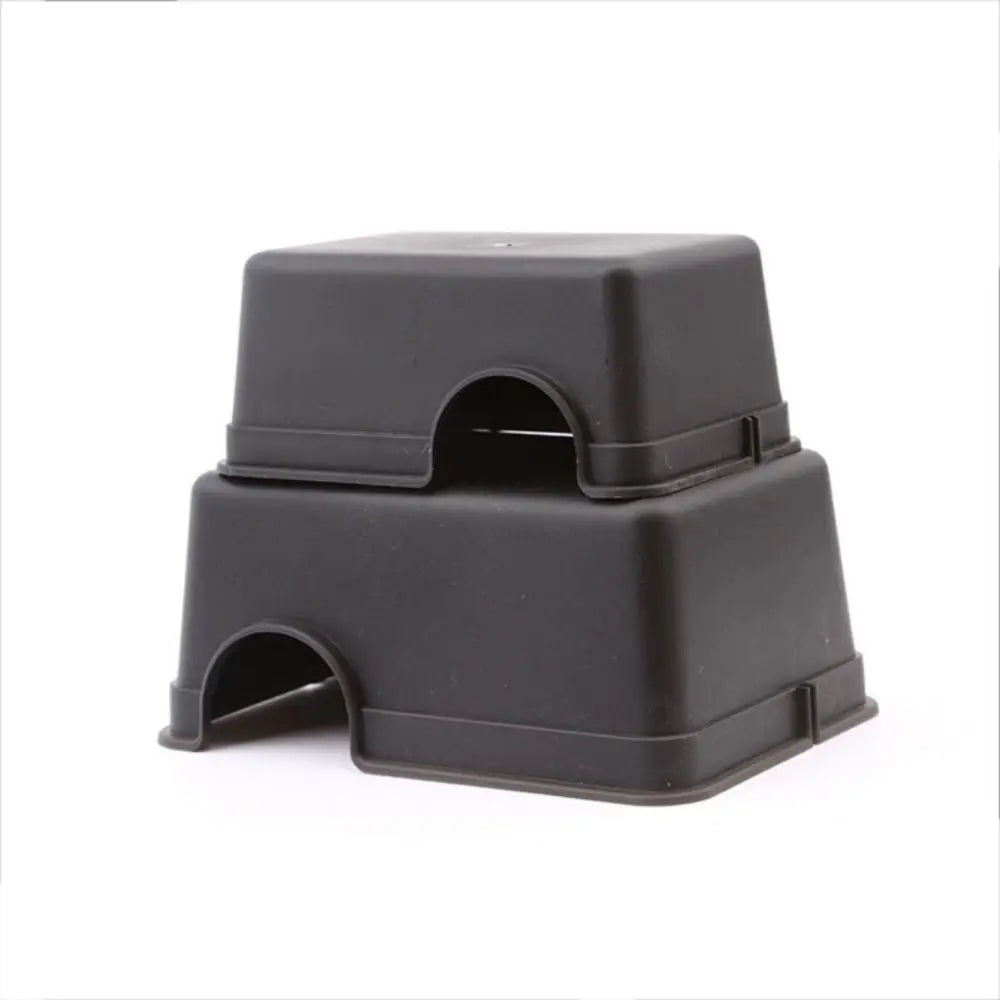 Reptile Hide Box Cave | Snake Lizard Gecko Shelter S/M/L Reptile Hide Box Babs