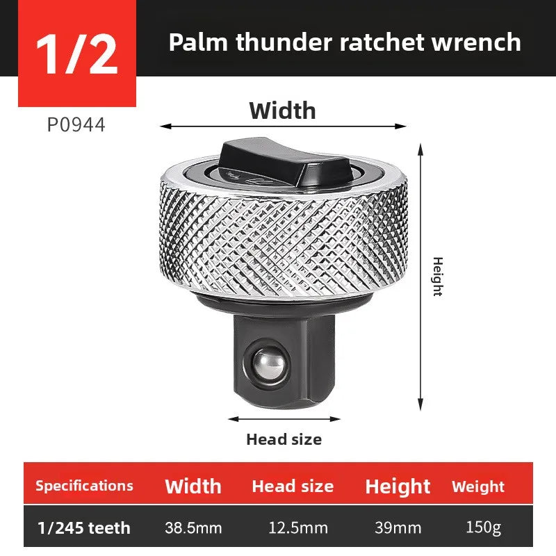 Palm Ratchet Wrench 1/4 3/8 1/2 Drive – Reversible Thumbwheel Palm Ratchet Wrench Babs A