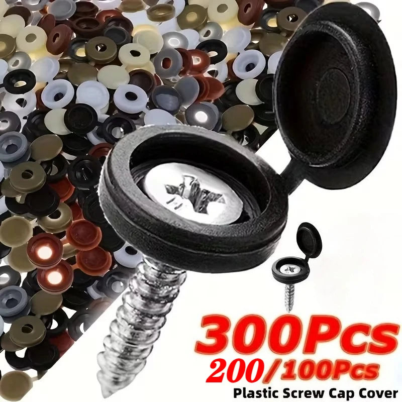 Plastic Screw Cover Caps M4/M3.5 Cabinet Hole Covers Set Screw Cover Caps Babs