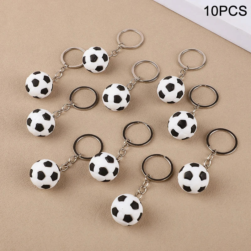 Soccer Party Favors – Bracelets, Keychains & Maze Toys for Kids Party Favor Set Babs 10Pcs Keychain