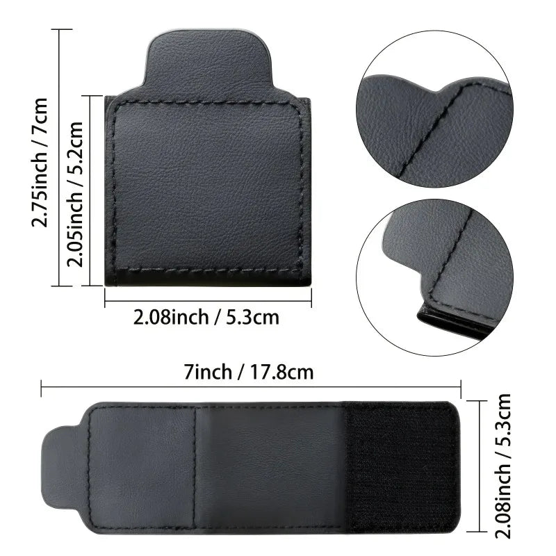 PU Leather Seat Belt Adjuster Clip – Universal Car Fit Seat Belt Adjuster Babs