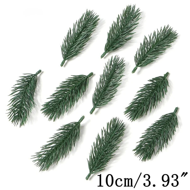 30/50Pcs Artificial Pine Needle Branches for DIY Floral Decor Artificial Pine Branches Babs Green 3 30Pcs