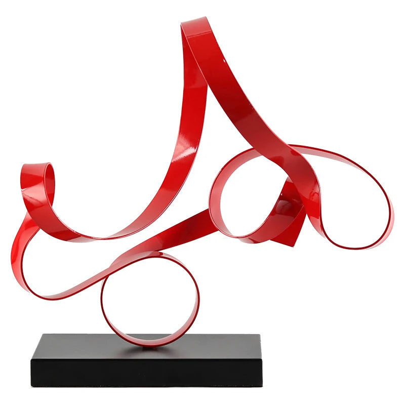Modern Luxury Metal Figurine | Desk Décor & Gift Sculpture Decorative Figurine Babs