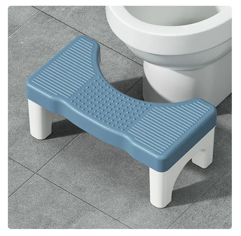 Toilet Foot Stool Squatting Aid – Adults, Kids & Pregnant Women Toilet Step Stool Babs Blue