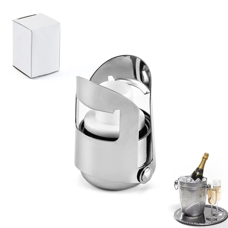 Champagne Stopper – Vacuum Seal Sparkling Wine Bottle Cap Wine Bottle Stopper Babs