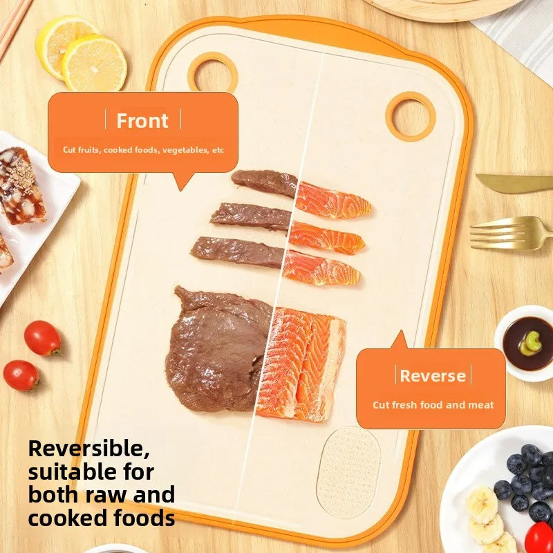 Eco Wheat Straw Double-Sided Non-Slip Cutting Board Cutting Board Babs