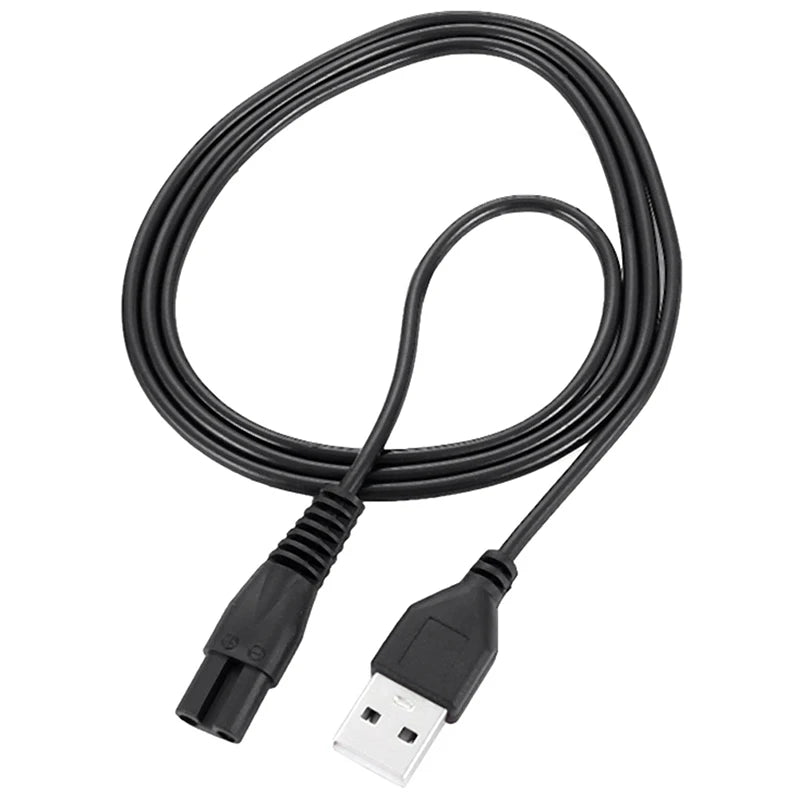Meridian Shaver Replacement Charging Cable 2-Pin DC 5V Power Cord Shaver Charging Cable Babs