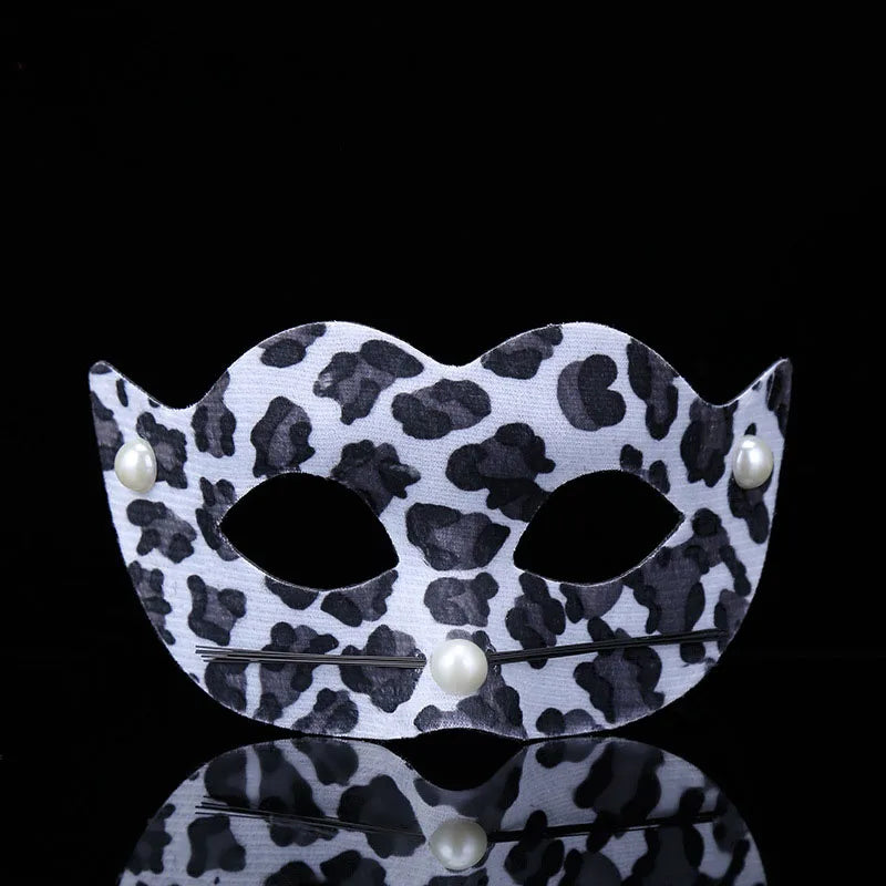 Tiger Leopard Animal Eye Mask – Halloween Cosplay Costume Costume Eye Mask Babs 4
