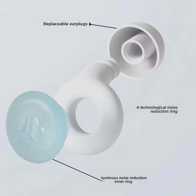 Glow Silicone Sleep Earplugs for Side Sleepers | CE Certified Sleep Earplugs Babs