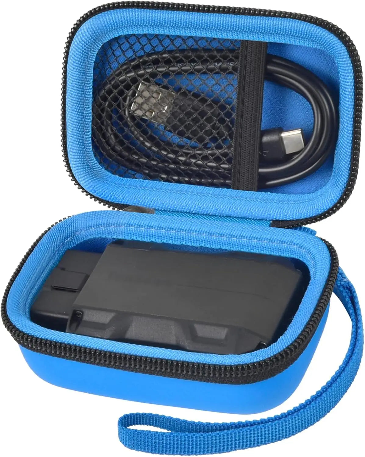 Hard EVA Case for OBD2 Scanner & Diagnostic Tool Storage OBD2 Scanner Case Babs Blue