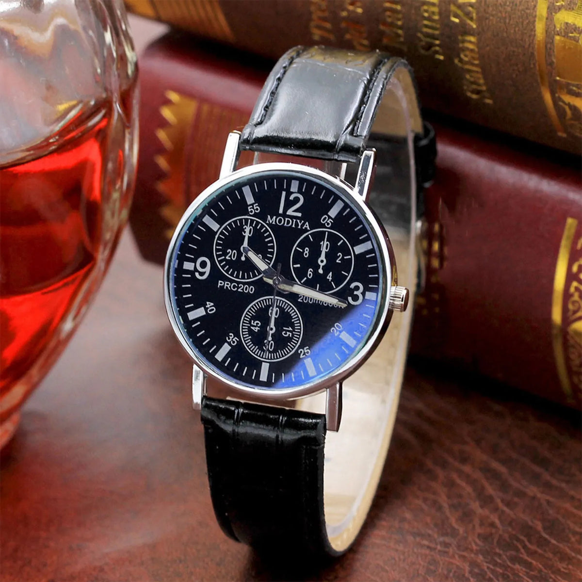 Men's Quartz Wristwatch | Casual Business Belt Watch – ISHOWTIENDA Quartz Wristwatch Babs Black 1