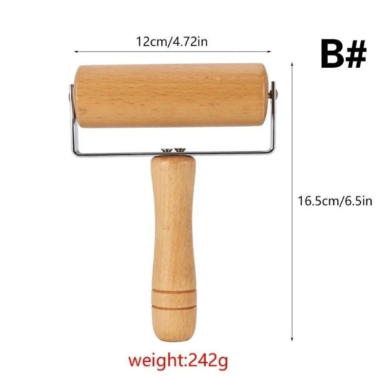 Wooden Rolling Pin Set – Pastry, Pizza, Dough & Nut Crusher Wooden Rolling Pin Babs B