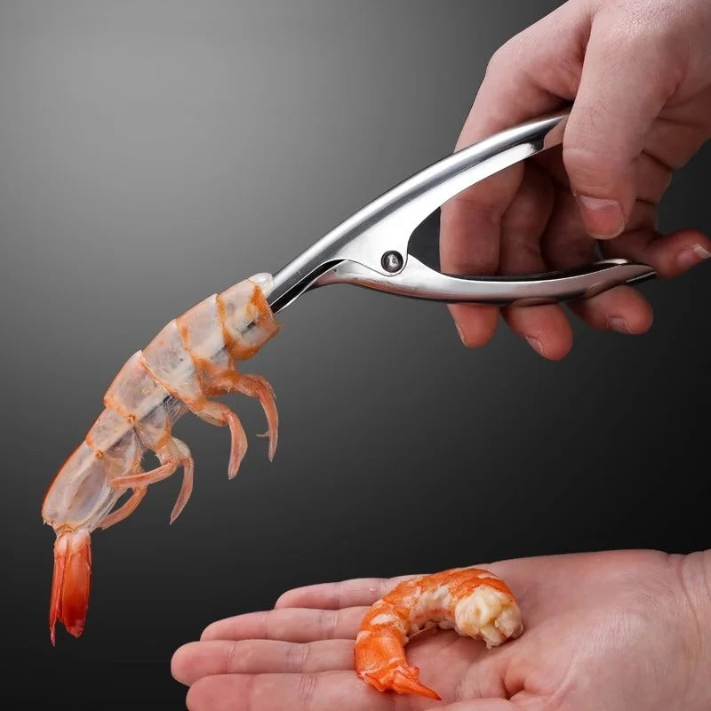 Stainless Steel Shrimp Deveiner & Prawn Peeler Seafood Tool Seafood Prep Tool Babs
