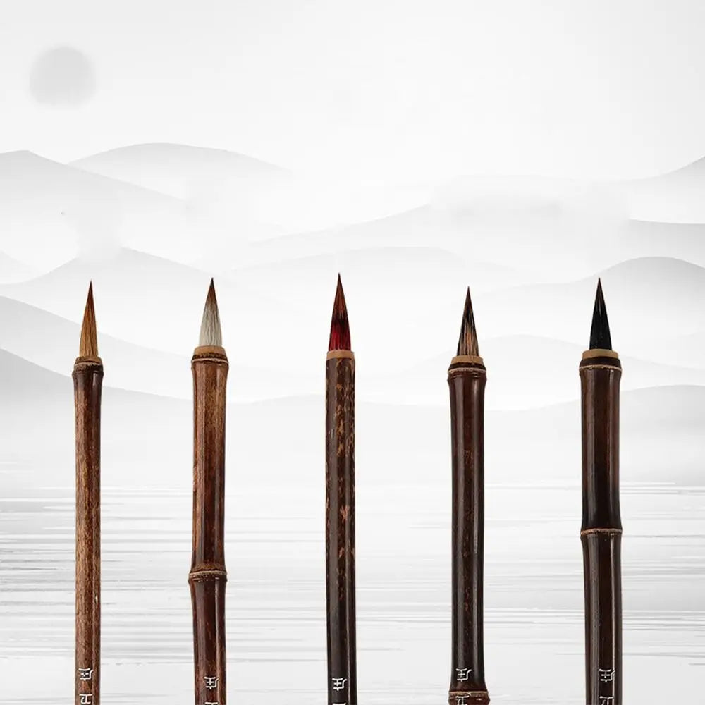 Wolf Hair Chinese Calligraphy Brush – Bamboo, 220mm Calligraphy Brush Babs