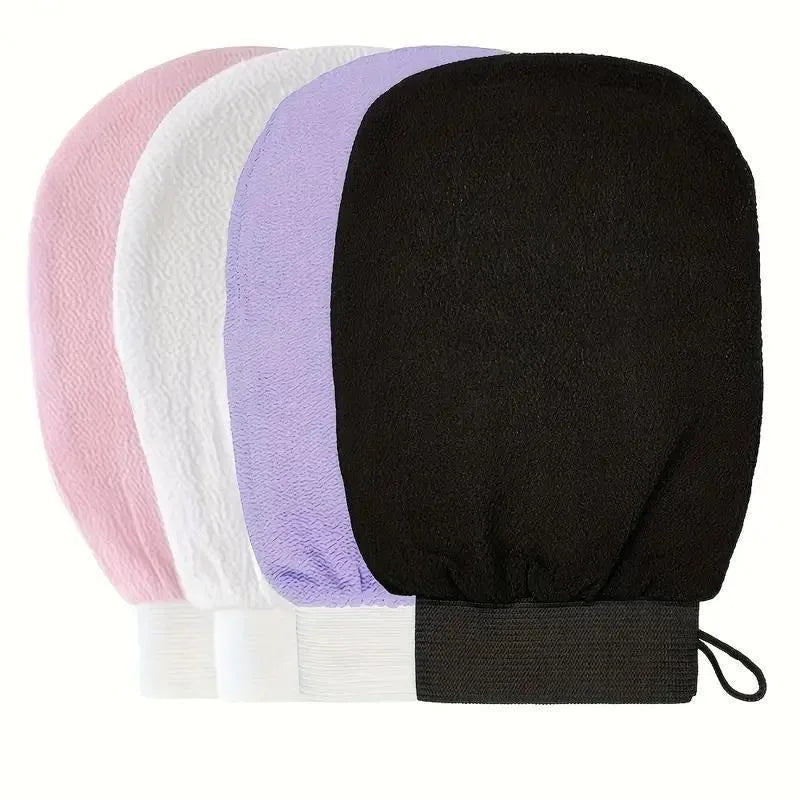 Korean Exfoliating Gloves – Body Scrubber & Peeling Mitts Exfoliating Bath Gloves Babs