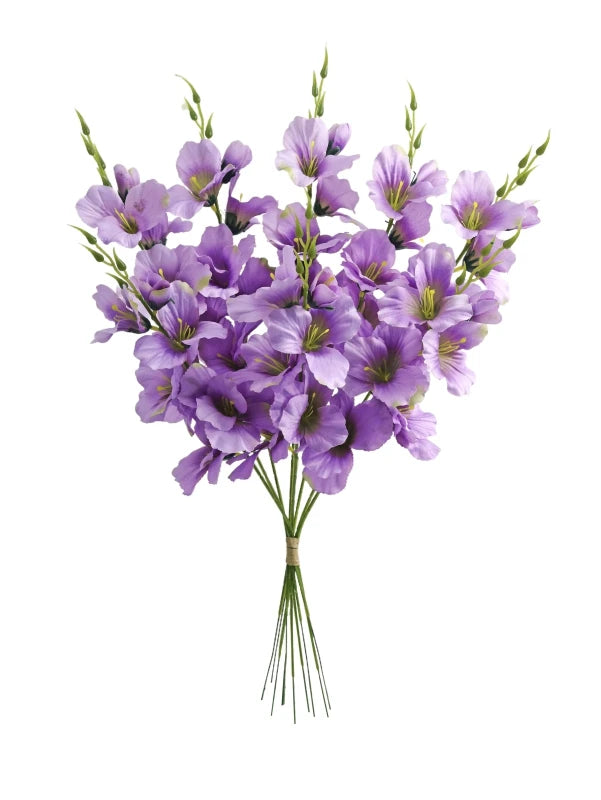 Artificial Silk Moth Orchid Stems – Wedding & Home Décor Artificial Flower Stems Babs PURPLE 2 pcs