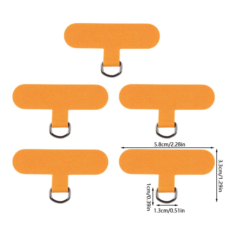 5-Pack Universal Phone Lanyard Patch Clip Strap Tab – Oxford Phone Lanyard Patch Babs A