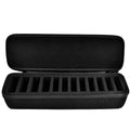 12-Slot Clipper Blade Case – Organizer for Andis & Oster Blades Blade Storage Case Babs black