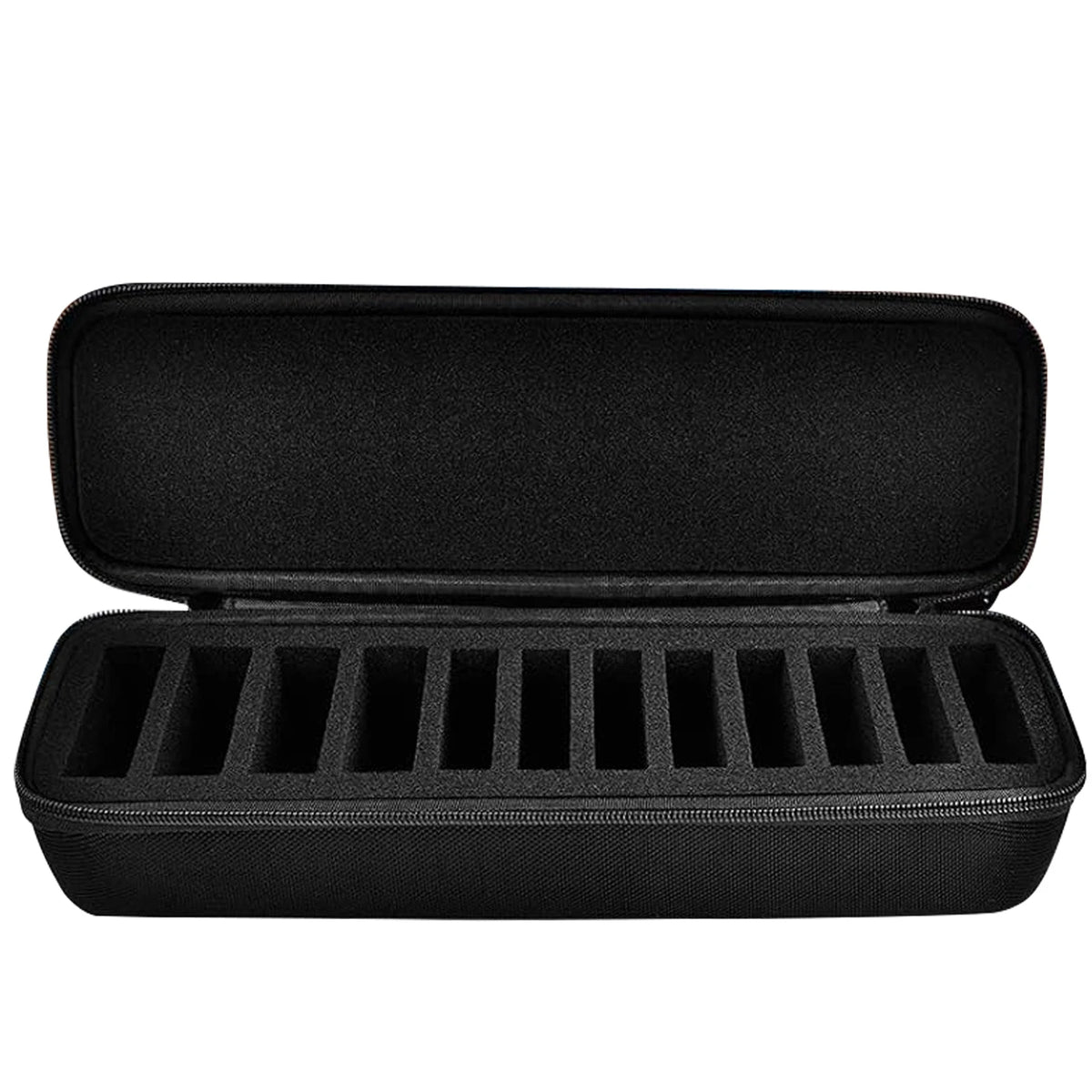 12-Slot Clipper Blade Case – Organizer for Andis & Oster Blades Blade Storage Case Babs black