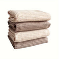 Mixed 4-Pack Waffle Weave Cotton Dish Cloths – Hanging Loop Cotton Dish Cloths Babs 4PCS
