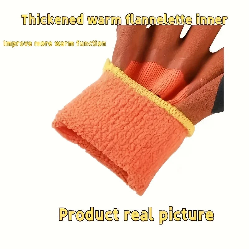 10 Pairs Waterproof Winter Work Gloves – Nylon, Lead-Free Winter Work Gloves Babs