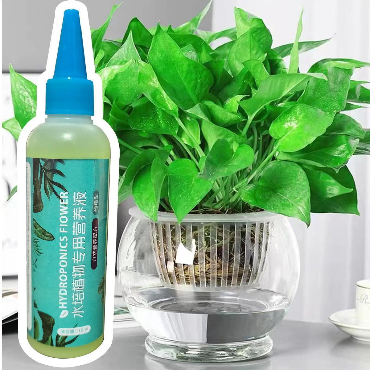 Hydroponic Liquid Plant Food 110ml – All-Purpose Nutrients Liquid Plant Fertilizer Babs