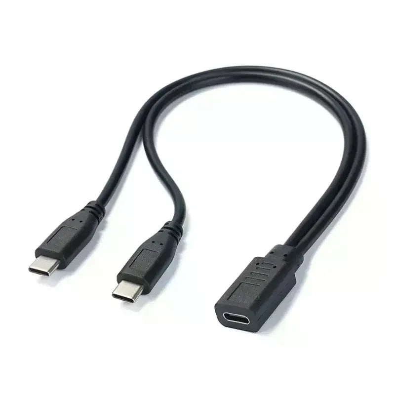 USB-C Splitter Cable 1 to 2 | 15W 3A Charging & Data USB-C Splitter Cable Babs