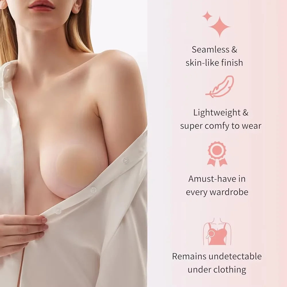 Silicone Nipple Covers – Non-Adhesive Seamless Pasties Silicone Nipple Covers Babs