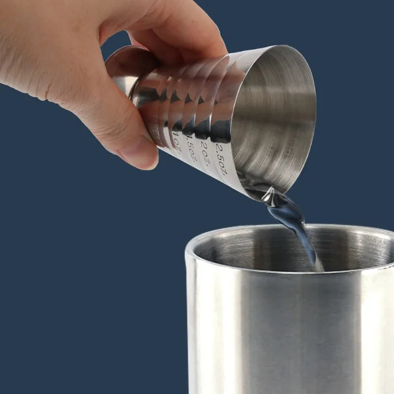 304 Stainless Steel Bar Jigger 75ml – Cocktail Measuring Cup Bar Jigger Babs