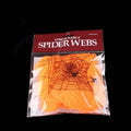 10pcs Halloween Spider Web Decorations with Fake Spiders – Cobwebs Halloween Decoration Set Babs orange