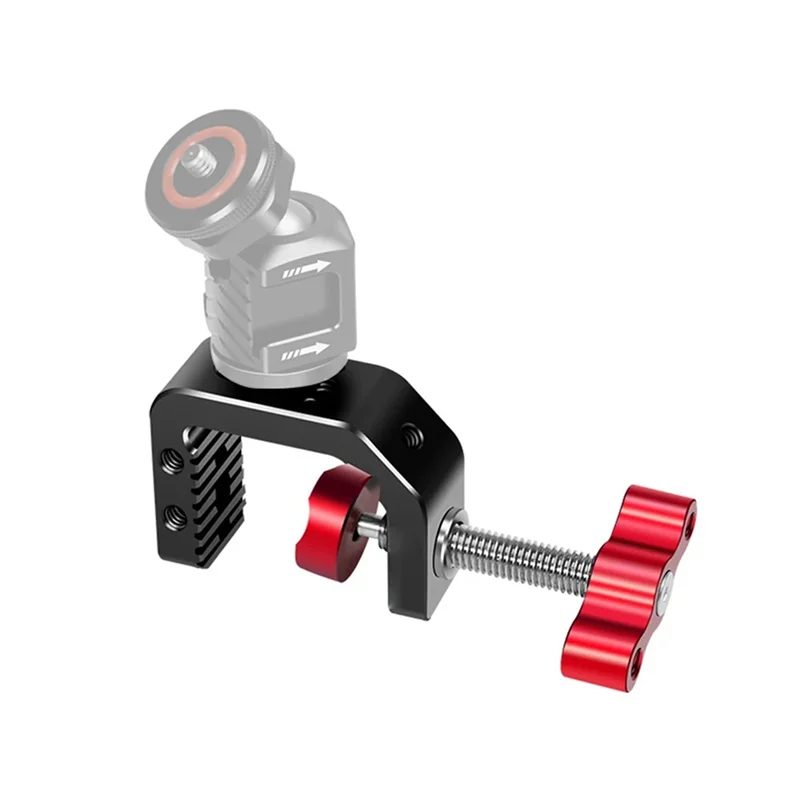 Adjustable Aluminum Alloy C Clamp for DSLR Camera & Hot Shoe Camera Mount Clamp Babs